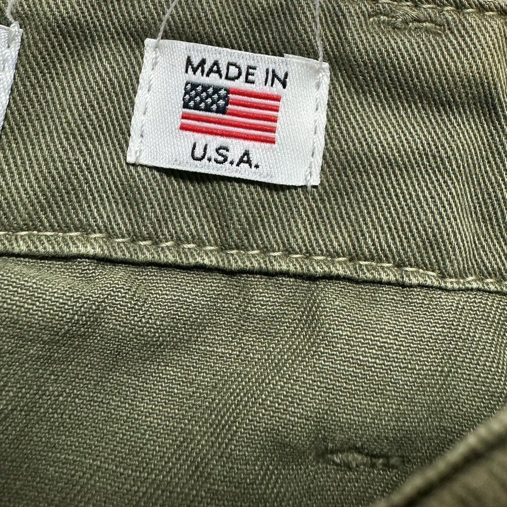NWOT RE/DONE Originals Women’s Army Green Designer Cargo Pants - Size 26 - Picture 13 of 15
